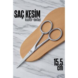 Engithalat Kobalt Çelik Saç Kesim Makası Kuaför Berber Saç Kesim Makası Kuaför ekipmanları 15.5 cm
