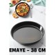 Engithalat Emaye Fırın Tepsisi Siyah - Yuvarlak Emaye Fırın Tepsisi 38 Cm Engithalat Emaye Fırın Tepsisi Siyah - Yuvarlak Emaye Fırın Tepsisi 38 Cm