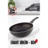 Engithalat Granit Döküm 8 Cm Derin Wok Tava - Yapışmaz Wok Tava - 24 Cm
