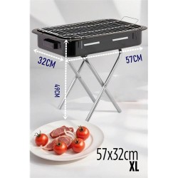 Engithalat Xl Emaye Mangal Katlanır Ayaklı 52 x 32 cm 720535