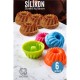 Modacar Silikon Göbekli Muffin CupCake Kalıbı - Sürekli Kullanım Muffin Kek Kalıbı 6 ADET Modacar Silikon Göbekli Muffin CupCake Kalıbı - Sürekli Kullanım Muffin Kek Kalıbı 6 ADET