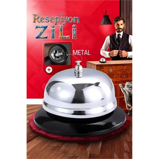 Modacar Resepsiyon Zili  - Resepsiyon ve Restoran İçin Zil - Resepsiyon Çağrı Zili