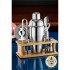 Modacar Shaker Kokteyl Set - 7 Parça 550 ML Shaker Coctail Set  Bambu Standlı