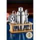 Modacar Shaker Kokteyl Set - 7 Parça 550 ML Shaker Coctail Set Bambu Standlı Modacar Shaker Kokteyl Set - 7 Parça 550 ML Shaker Coctail Set Bambu Standlı