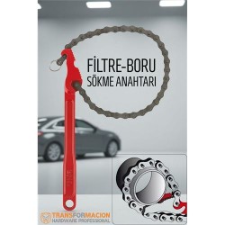 Modacar Zincirli Filtre Sökme Anahtarı - Boru Sökme Anahtarı