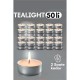 Modacar Tealight Mum 50 Adet - Kokusuz Dekoratif Mum