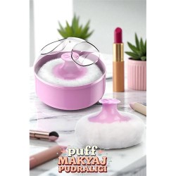 Modacar Makyaj Pudralığı -  Puff Pudralık - Makyaj Pudrası Pufu