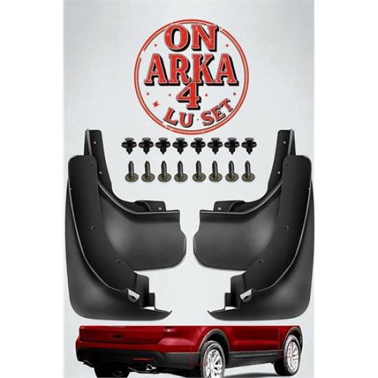 Modacar 4 lü Paçalık Seti - Ön Arka Uygun Çamur Önleyici Paçalık Seti