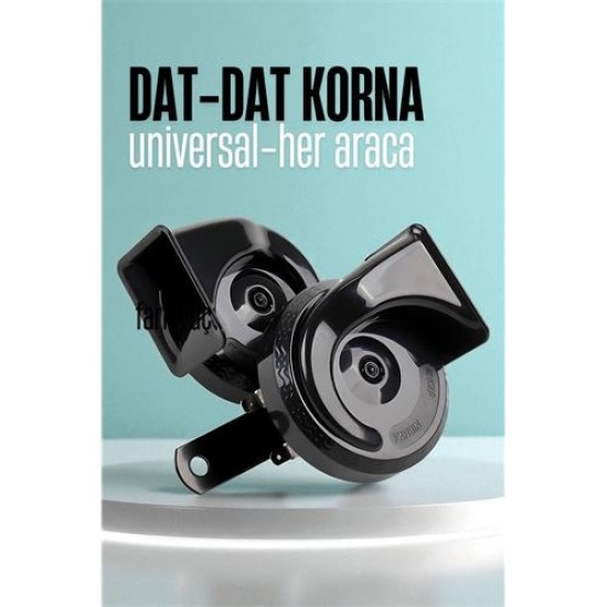 Modacar Da-Dat Sesli Alman Tip Her Araca Korna Takımı Modacar Da-Dat Sesli Alman Tip Her Araca Korna Takımı