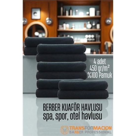 Modacar Kuaför Berber Havlusu 10 ADET Pamuk Berber Havlusu 50x90 Siyah Modacar Kuaför Berber Havlusu 10 ADET Pamuk Berber Havlusu 50x90 Siyah