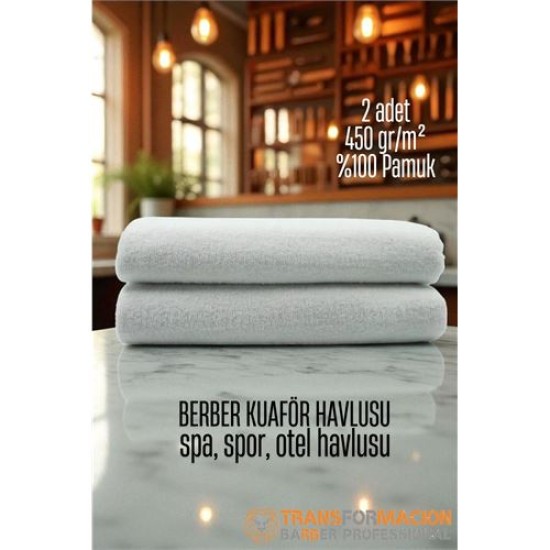 Modacar Kuaför Berber Havlusu 2 ADET Pamuk Berber Havlusu 50x90 Beyaz Modacar Kuaför Berber Havlusu 2 ADET Pamuk Berber Havlusu 50x90 Beyaz
