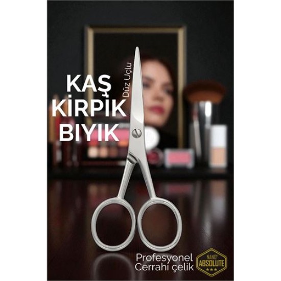 Modacar Kaş Kirpik Makası - Bıyık Makası Profesyonel Cerrahi Çelik Modacar Kaş Kirpik Makası - Bıyık Makası Profesyonel Cerrahi Çelik