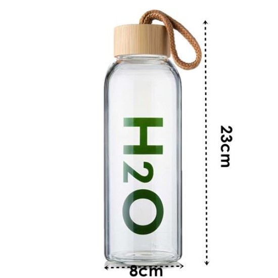 Transformacion Cam Matara - 800 Ml Bambu Kapaklı Borosilikat Cam Matara - Ofis Matarası Transformacion Cam Matara - 800 Ml Bambu Kapaklı Borosilikat Cam Matara - Ofis Matarası