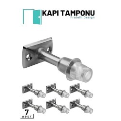Modacar Kapı Tamponu - Silikonlu Kapı Takozu - Kapı Stoperi 7 ADET