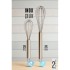 Modacar Inox Çelik Çırpıcı + Uzun Kısa 2 li Çırpıcı Seti