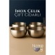 Modacar Çift Cidarlı Kase - Inox Çelik Kase  14 cm 4 LÜ SET