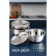 Modacar Inox Rende Kase Süzgeç Seti - MultiFix 3 in 1