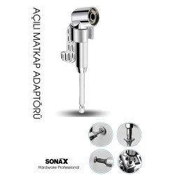 105° Açılı Matkap Adaptörü Seti – 1/4” Hex Şaftlı