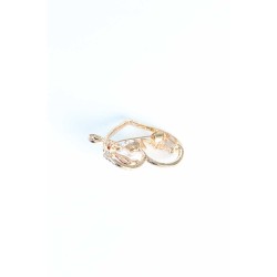 Zirkon Taşlı Metal Broş