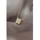 Gold Renkli Küp Model Zirkon Taşlı T Harfli Kolye Gold Renkli Küp Model Zirkon Taşlı T Harfli Kolye