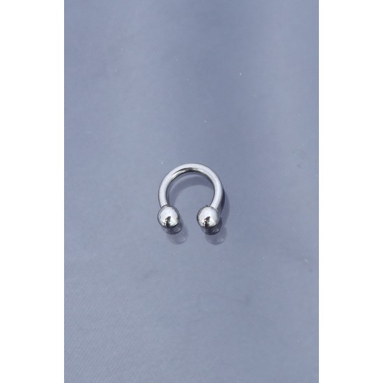 Silver Renk Yarım Halka 316L Cerrahi Çelik Piercing Silver Renk Yarım Halka 316L Cerrahi Çelik Piercing