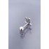 Gümüş Renk Pİ Sembol 316L Cerrahi Çelik Piercing