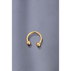 Gold Renkli Yarım Halka 316L Cerrahi Çelik Piercing