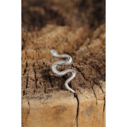 Otantik Yılan Tasarımlı Ayarlamalı Kadın Yüzük