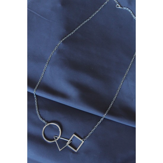 Silver Renk Squid Game Unisex Kolye Silver Renk Squid Game Unisex Kolye