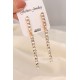 Gold Renk Metal Su Yolu Model Çift Küpe Gold Renk Metal Su Yolu Model Çift Küpe