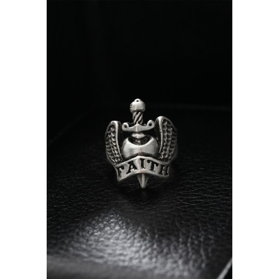 Ayarlanabilir Faith Model Erkek Yüzük Ayarlanabilir Faith Model Erkek Yüzük