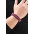 Bordo Mavi Paracord Bileklik