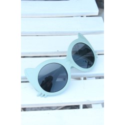 Yeşil Renk Kedi Model Çocuk Gözlüğü