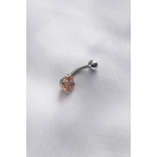 316L Cerrahi Çelik Zirkon Taşlı Toplu Göbek Piercing 316L Cerrahi Çelik Zirkon Taşlı Toplu Göbek Piercing