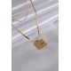 316L Çelik Gold Renk İtalyan Zincir 'You & Me' İşleme Kadın Kolye 316L Çelik Gold Renk İtalyan Zincir 'You & Me' İşleme Kadın Kolye