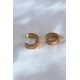 316L Çelik Gold Renk Sıkıştırmalı Erkek Küpe 316L Çelik Gold Renk Sıkıştırmalı Erkek Küpe