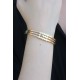 316L Çelik Gold Renk Kaburga Model Kelepçe Kadın Bileklik 316L Çelik Gold Renk Kaburga Model Kelepçe Kadın Bileklik