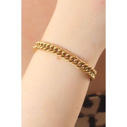 316L Çelik Gold Renk Zincir Model Kadın Bileklik