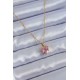 316L Çelik Gold Renk Kristal Kalp Model Kadın Kolye 316L Çelik Gold Renk Kristal Kalp Model Kadın Kolye