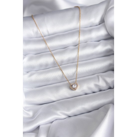 316L Çelik Zincir Gold Renk Charm Kadın Kolye 316L Çelik Zincir Gold Renk Charm Kadın Kolye