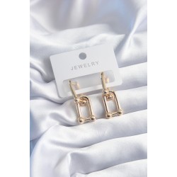 Pirinç Gold Renk Model Kadın Küpe