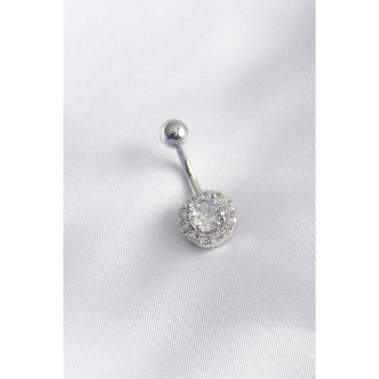 316L Cerrahi Çelik Zirkon Taşlı Kadın Göbek Piercing 316L Cerrahi Çelik Zirkon Taşlı Kadın Göbek Piercing