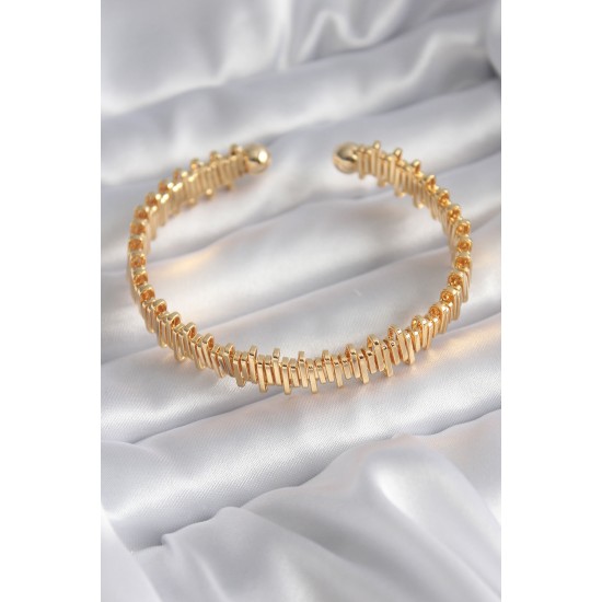 316L Çelik Gold Renk Dorika Model Kadın Bileklik 316L Çelik Gold Renk Dorika Model Kadın Bileklik
