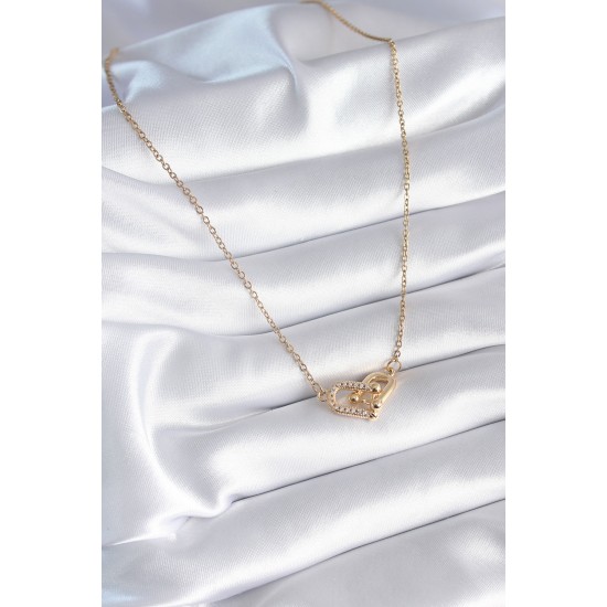 316L Çelik Gold Renk Zirkon Taşlı Tiffany Model Kadın Kolye 316L Çelik Gold Renk Zirkon Taşlı Tiffany Model Kadın Kolye