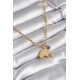 316L Çelik Gold Renk Top Zincir Model Fil Figür Nazar Boncuk Detay Kadın Kolye 316L Çelik Gold Renk Top Zincir Model Fil Figür Nazar Boncuk Detay Kadın Kolye