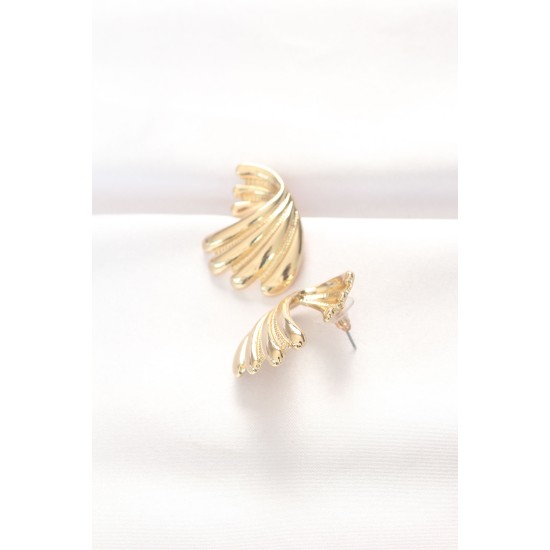 Pirinç Gold Renk Küpe Pirinç Gold Renk Küpe