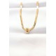 316L Çelik D Harfli Gold Renk İtalyan Zincirli Kolye 316L Çelik D Harfli Gold Renk İtalyan Zincirli Kolye