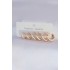 Pirinç Gold Renk Oval Küpe Seti