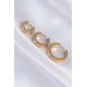 316L Çelik Gold Renk Zirkon Taşlı Model 3lü Halka Küpe 316L Çelik Gold Renk Zirkon Taşlı Model 3lü Halka Küpe