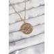 316L Çelik Zincir Gold Renk Lotus Model Kolye 316L Çelik Zincir Gold Renk Lotus Model Kolye